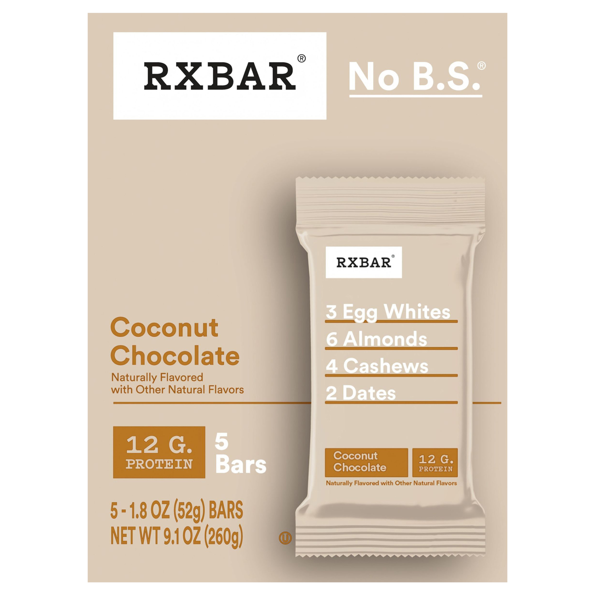 Protein Bar, Coconut Chocolate