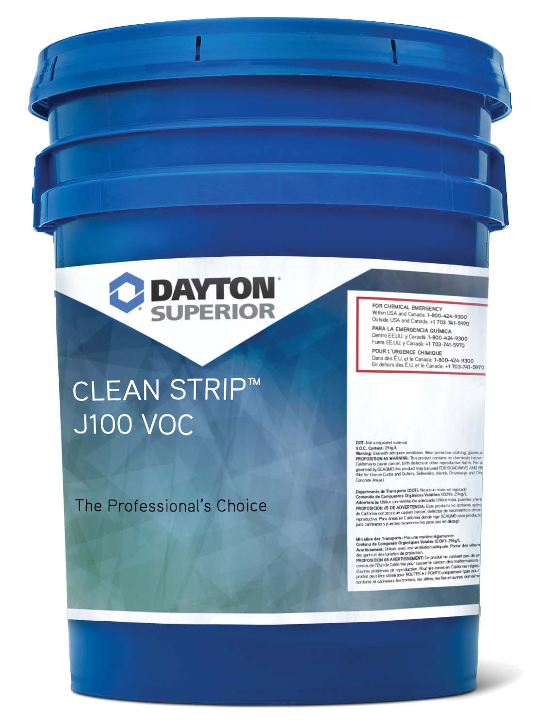 White Cap | Dayton Superior 5Gal Clean Strip J100 Voc Form Release