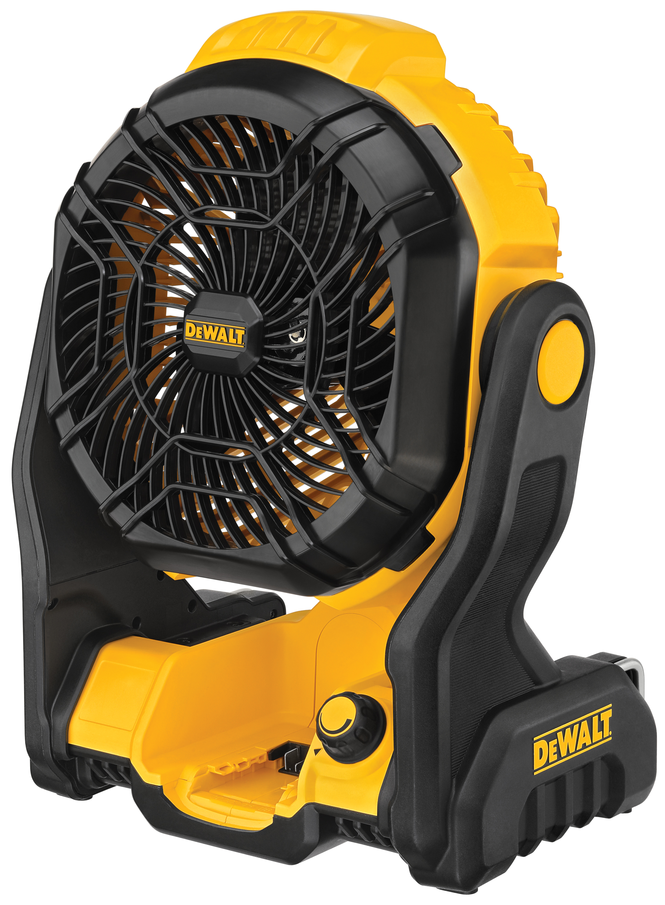 White Cap 20V Max Jobsite Fan Black Decker